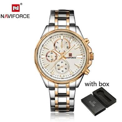 Naviforce NF9089 Men’s Elegant Stainless Steel Chrono Watch image