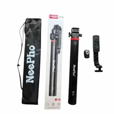 NeePho NP-Z1 2.1M Live Broadcast Tripod With Remote And Video Light For Mobile And Camera image