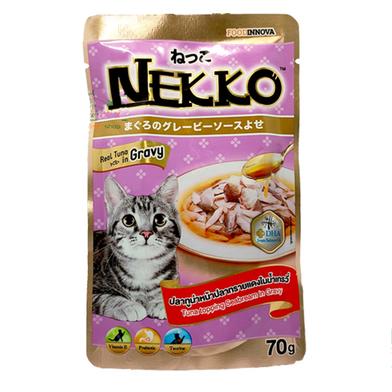 Nekko Pouch Tuna Topping Seabeam In Gravy (70g) image