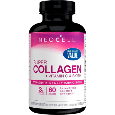 NeoCell Super Collagen Plus Vitamin C and Biotin 180 Tablets image