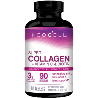 NeoCell Super Collagen Plus Vitamin C and Biotin 90 Tablets image