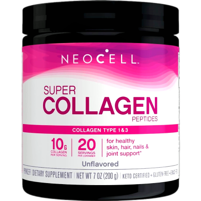 NeoCell Super Collagen Powder 6.6g Collagen Types 1 and 3 200g image