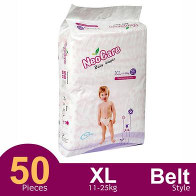 Neocare Premium Belt System Baby Diaper (11-25 kg) (50 Pcs) image