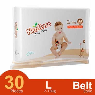 Neocare Premium Belt System Baby Diaper (7-18 kg) (30 Pcs) image
