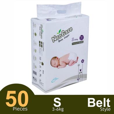 Neocare Premium Belt System Baby Diaper(3-6 Kg) (50 Pcs) image