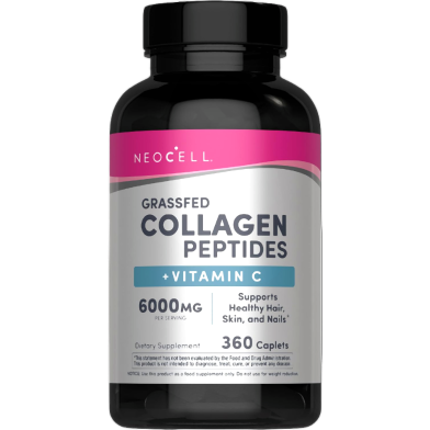 Neocell Advanced Grassfed Collagen Peptides With Vitamin C And Biotin 6000mg 360 Caplets image
