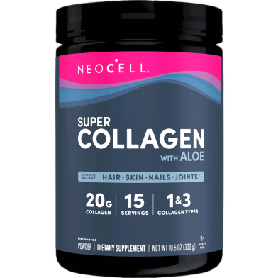 Neocell Super Collagen With Aloe 20g 300g Powder - 16185132726 image