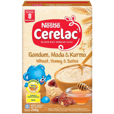 Nestle Cerelac Wheat Honey And Dates From 8 Months 250gm image