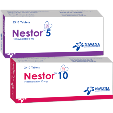 Nestor 5 mg Tablet 10's strip image