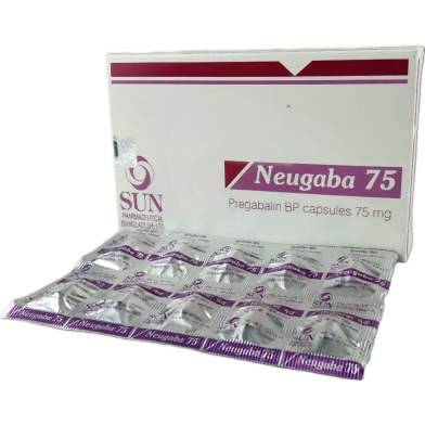 Neugaba 75 mg Capsule 10's Strip image