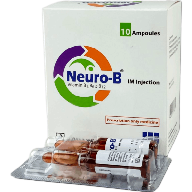 Neuro-B (100 Mg, 100 Mg, 1 Mg)/3 ml Im Injection 3 Ml Ampoule image