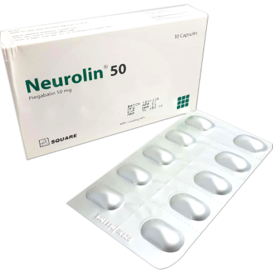 Neurolin 50 mg Capsule 10's strip image
