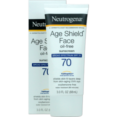 Neutrogena Age Shield Face Oil Free Sunscreen SPF70 88ml image