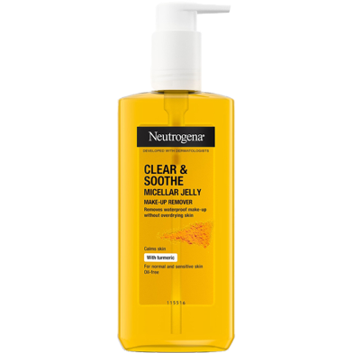 Neutrogena Clear and Soothe Micellar Jelly Make-up Remover 200ml | Made in Greece image