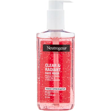 Neutrogena Clear and Radiant Face Wash with Vitamin C 200ml image