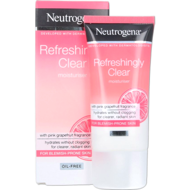 Neutrogena Clear and Radiant Moisturiser Oil Free 50ml image