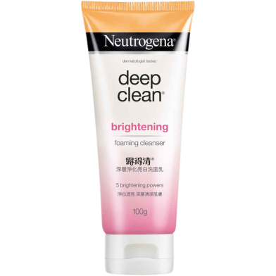 Neutrogena Deep Clean Brightening Foaming Cleanser 100gm image