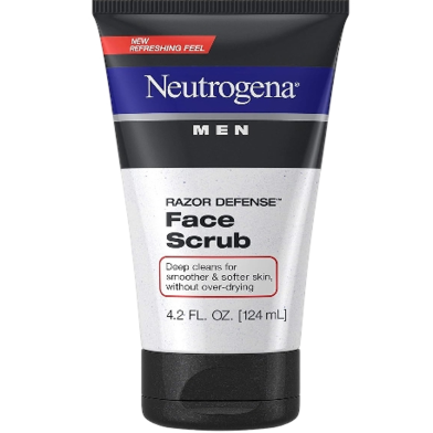 Neutrogena Men Razor Defense Face Scrub 124ml image