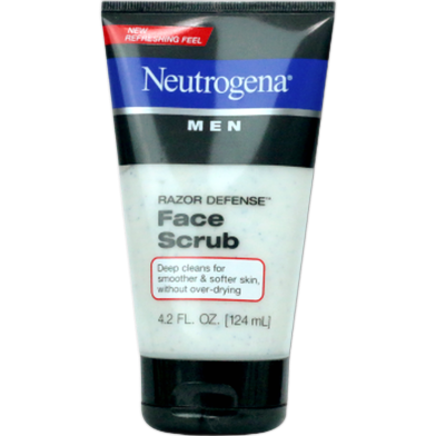 Neutrogena Men Razor Defense Face Scrub 124ml image