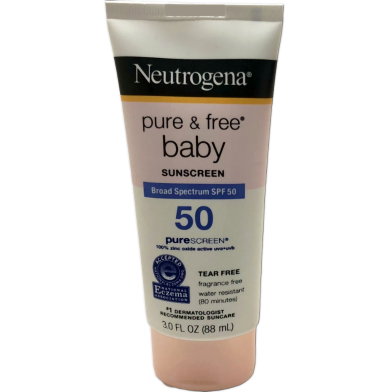 Neutrogena Pure And Free Baby Sunscreen Broad Spectrum SPF50 88ml image