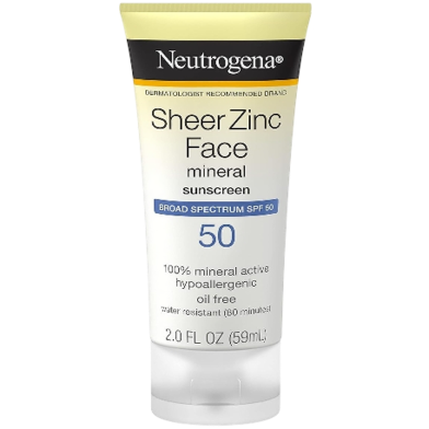 Neutrogena Sheer Zinc Dry-Touch Sunscreen Broad Spectrum SPF 50 (88ml) image