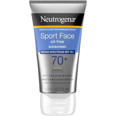Neutrogena Sport Face Sunscreen, Broad Spectrum Sunblock SPF 70 Plus 2.5 FL (73 ml) image