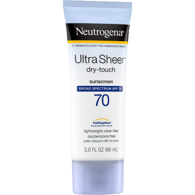 Neutrogena Ultra Sheer Dry Touch Sunscreen SPF70 (88 ml) image