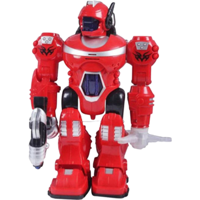 New Action Figure RC Robot Toy for Kids Shoot Missile Bullet, Remote Control Flighting Robot image