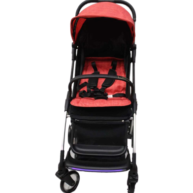 New Baby Stroller Travel Pram M6 MS Bell Branded High Quality Light Weight Comfortable for Your Baby (Red) -125289354 image