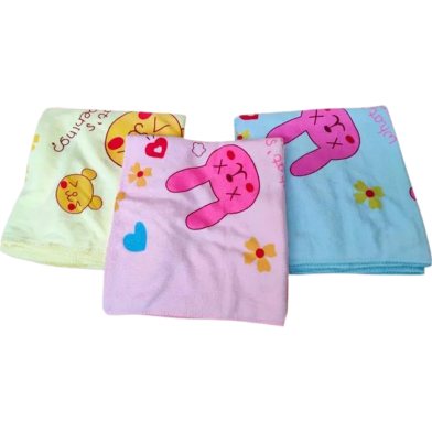 New Born Baby Towel Soft and Premium CN 38x21 Inch -1 Pcs image