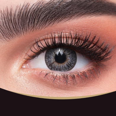 New Dahab Swarovski Color Contact Lens With Regular Kit Box For Men and Women. 1 Pair Dahab Color Contact Lens For Eye Makeup and Cosmetics. Dahab Gold Collection. image