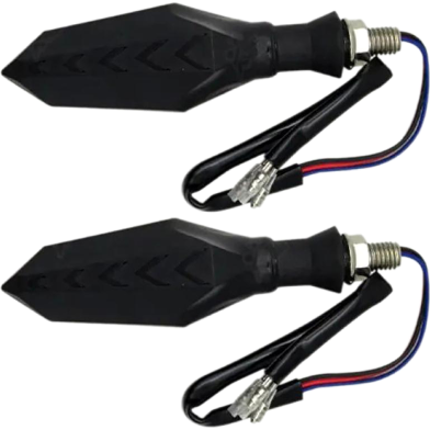 New Motorcycle LED Turn Signals Flowing Turn Signals Double Sided Turn Signal Warning Light image