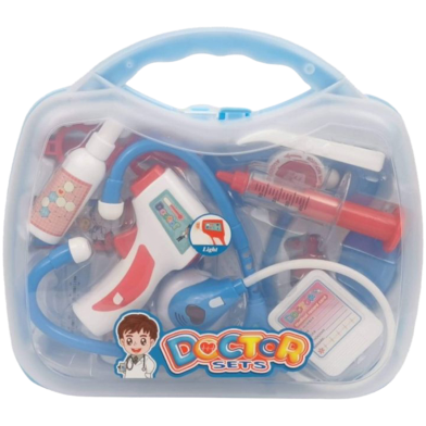 New Plastic Role Play Pretend Play Suitcase Electric Music Sound Doctor Set For Kids image