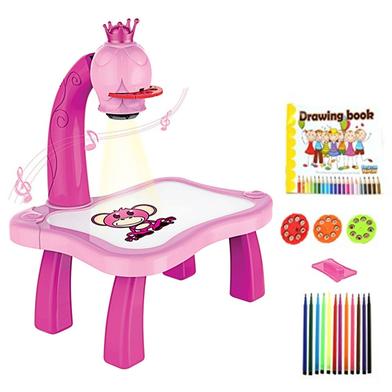 New Princess Projector Painting Drawing Activity Kit Table Set For Children YM5335 -172356119 image