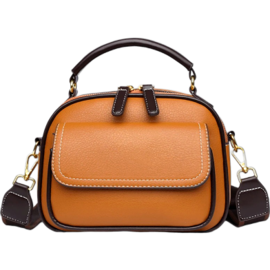 New Sac a Main Women Handbag soft small Shoulder Pu Leather Tote Hand Bags for Ladies(YELLOW) image