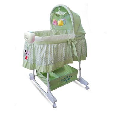 Newborn Baby Cradle Bassinet With Universal Wheels, Baby