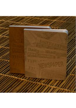 News Cover Series Workbook Brown and Grey Notebook 2-Pack image