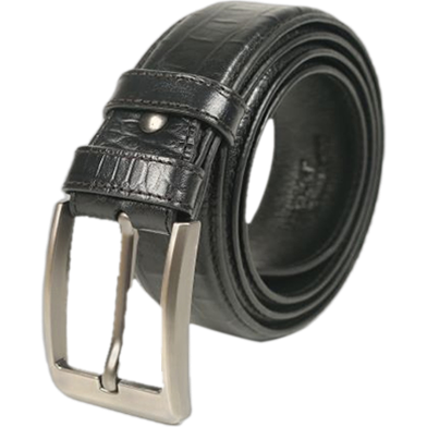 Next Leather Brand. G.Leather Black Belt For Man image