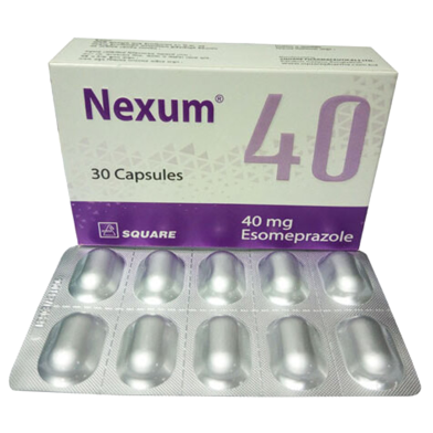 Nexum 40 mg Capsule 10 Strip image