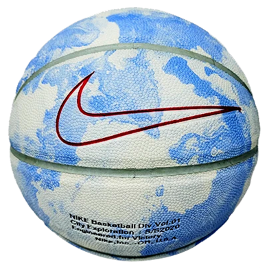 Nike Indoor/Outdoor High Quality Artificial Leather Basketball, Official Size And Weight , Made In China (basketball_nike1_b) Blue image