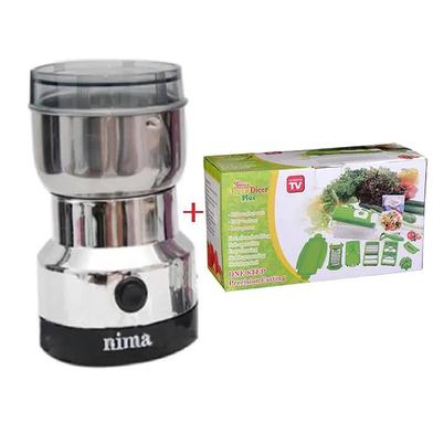 Nima Electric Grinder with Nicer Dicer Plus - Silver image