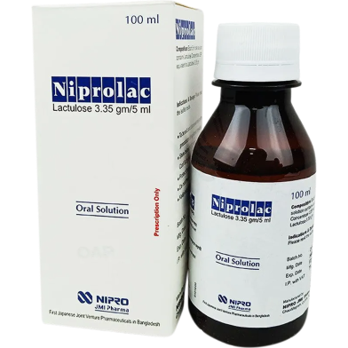 Niprolac 3.35 gm Per 5 ml Concentrated Oral Solution–100 ml image