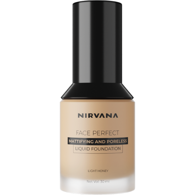 Nirvana Color Face Perfect Liquid Foundation – Light Honey 30 ml image