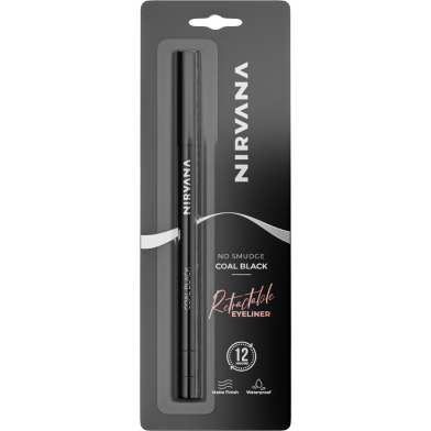 Nirvana Color No Smudge Retractable Eyeliner – Coal Black 1 gm image