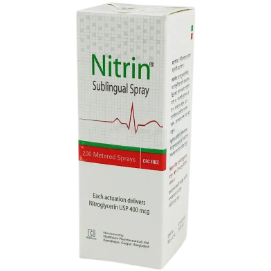 Nitrin 400 Mcg Per Spray Spray ২০০ Metered Spray image