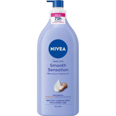 Nivea 48hr Smooth Sensation Deep Nourish Serum Body Lotion With Shea Butter for Dry Skin 625ml image