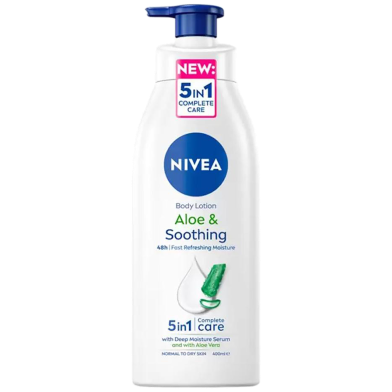 Nivea Aloe and Soothing Body Lotion 48h - 400ml image
