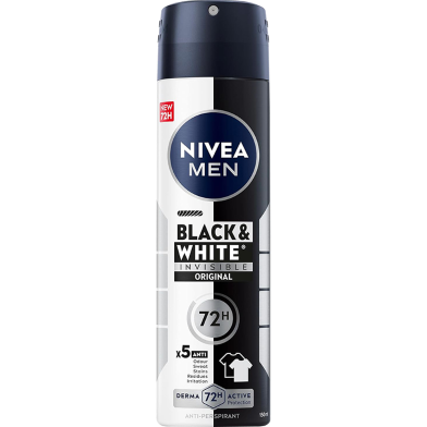 Nivea Body Spray Black and White 150 ml image