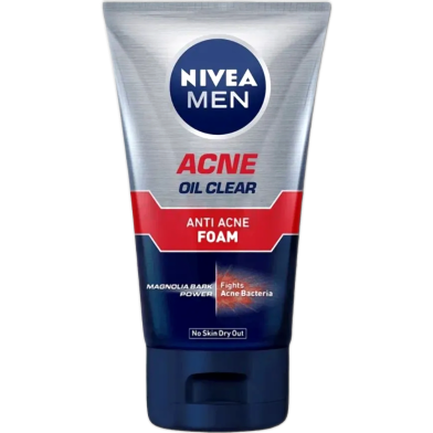 Nivea Man Face Wash Deep Acne Oil Clear 100ml Indonesia image