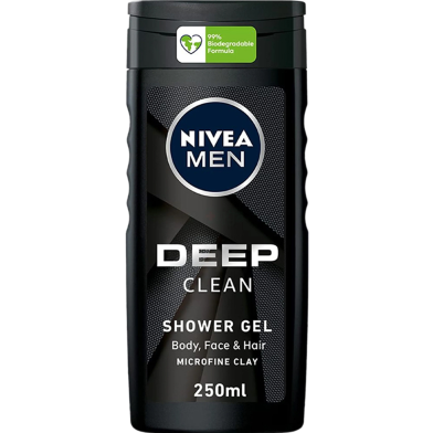 Nivea Men Deep Clean Shower Gel 250 ml image